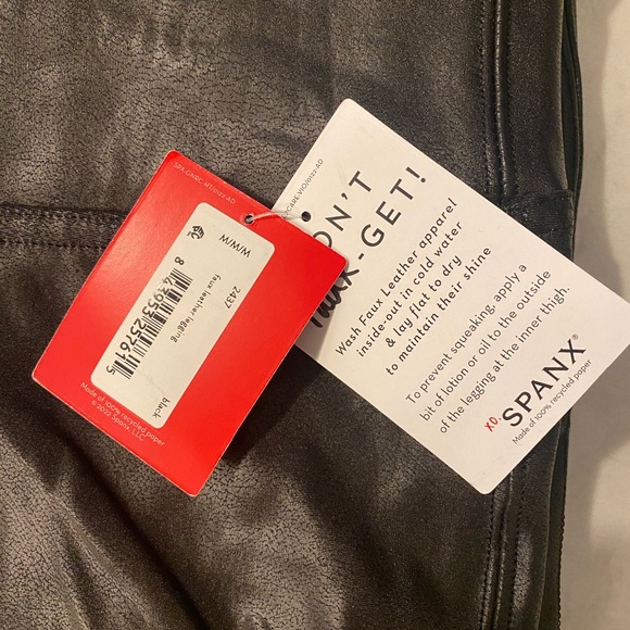 Spanx Faux Leather leggings - Picture 2 of 4